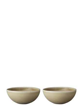 PotteryJo Daga Bowl 17 Cm 2-Pack - Beige - ONE SIZE