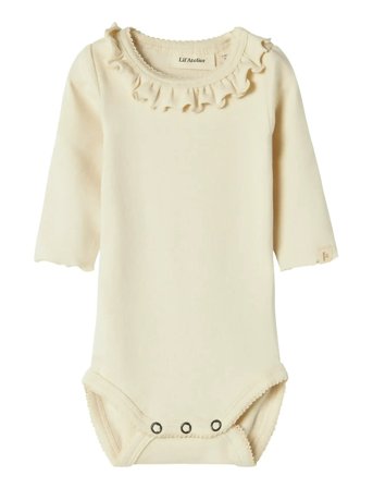 Lil'Atelier Nbfgayo Koj Ls Slim Body Lil - Cream - 56