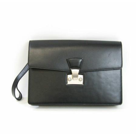 Cartier Vintage, Clutches Zwart, Heren, Maat:ONE Size,leer