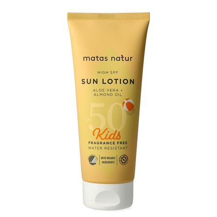 Matas Natur Kids Sollotion SPF 50 UP 200ml 200 ml, Skincare, Solcreme, Solcreme Til Børn