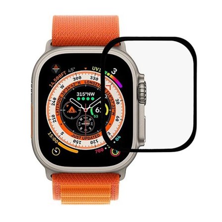 RURIHAI Apple Watch Ultra karkaistua lasia näytön suojus