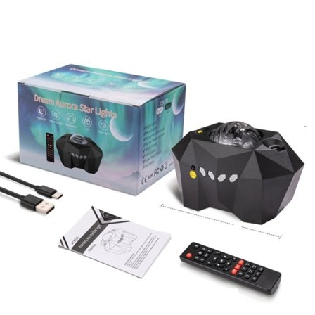 Star Lights Aurora Galaxy Moon Projector with Remote Control Sky Night Lamps