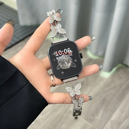 20/22mm Armband i fjärilsstil kompatibel med Huawei Watch 4 GT 2 2e 3 4 5 5Pro Armband kompatibelt med Samsung Galaxy Watch 4 5 6 7 classic/active