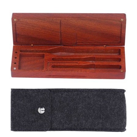 Træopbevaringsboks til TS80P elektrisk loddekolbe CNC-bearbejdet