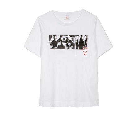 Luisa Cerano, t-shirt print Wit, Dames, Maat:L