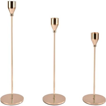 Bougeoirs Détenteurs 3 Pcs Différentes Tailles, 33/28.5 / 23.5cm