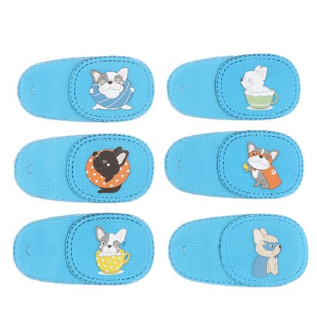 6 stk. Amblyopi øjenlap til briller børn voksen dovne øjenplastre{REN}