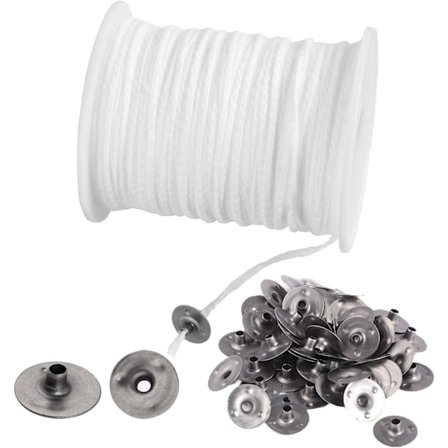 61 meter Ljusvekrulle med 100 Metalllvekhållare