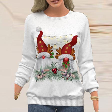 Dam Xmas Pullover Jultomten Printed Jultröja