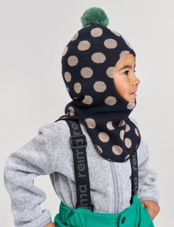 Reima Balaclava, Polkka - Black - 50