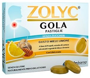 Zolyc Gola Miele E Limone Senza Zuccheri 36 Pastiglie