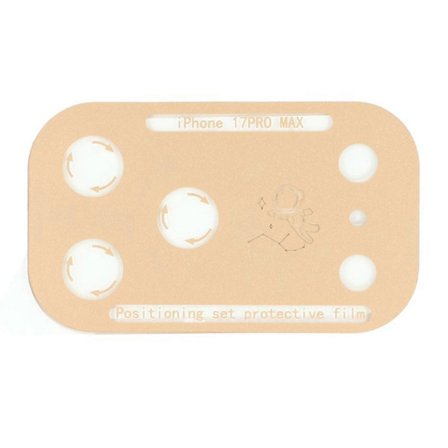 Kameralinsebeskytter for iPhone 17 Pro Max Herdet Glass Linsefilm Presis Posisjonering Enkel Installering