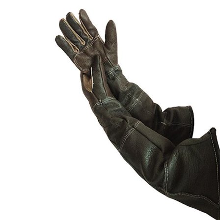 Bidsikre handsker til håndtering af dyr, 60 cm lange handsker til håndtering af dyr til fugle, falke, gribe- og krybdyr, egern, slangebid