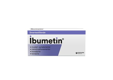Ibumetin 200 mg filmovertrukne tabletter 20 tabl., Medicin & Pleje, Smerter & Feber, Muskelsmerter