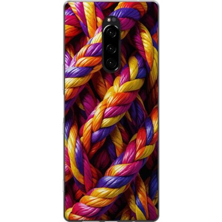 Kompatibelt Mobildeksel til Sony Xperia 1 Färgstarka rep