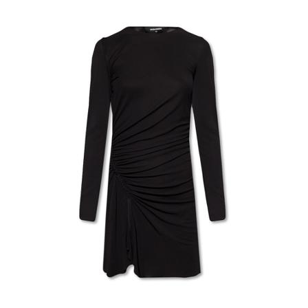 Dsquared2, Long-Sleeved Dress Zwart, Dames, Maat:M