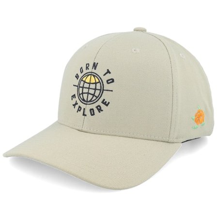 SQRTN - Beige adjustable Cap - Explore 120 Cap Soft Green Adjustable @ Hatstore