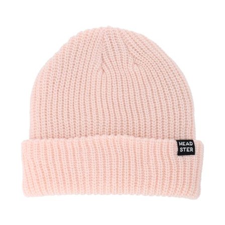 Headster - Rosa cuff Beanie - Kids Minimal Beanie Pink Marshmallow Cuff @ Hatstore