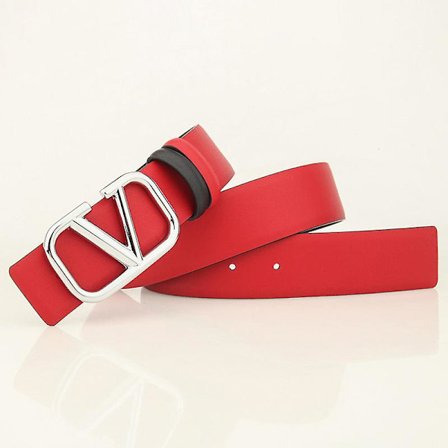 Nytt Bälte V-format Bälte Dubbelsidigt Bälte Färg Mode Skärp Klassiskt Mångsidigt Unisex Mode Läder (1 Styck)