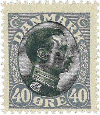 Danmark 1918 - AFA 105a - Ubrugt
