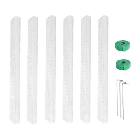 6 kpl Muovinen Sammalpylväs Pinottava Sammalpylväs Pihalle Parvekkeelle Puutarhaan