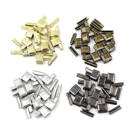 #5 Blixtlåssats för reparation av blixtlås, ersättning av blixtlås, bottenstopp för blixtlås