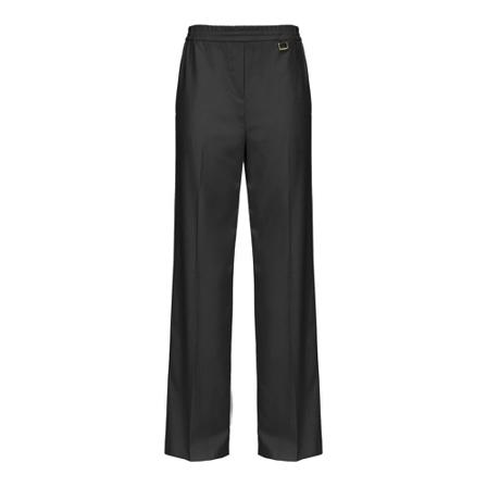 Pinko, Straight Trousers Zwart, Dames, Maat:XS,stretch