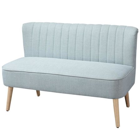 Rootz Sofa - 2-personers stofsofa - Sofasæde - Lounge Sofa - Lysegrøn - 117 X 56,5 X 77 Cm