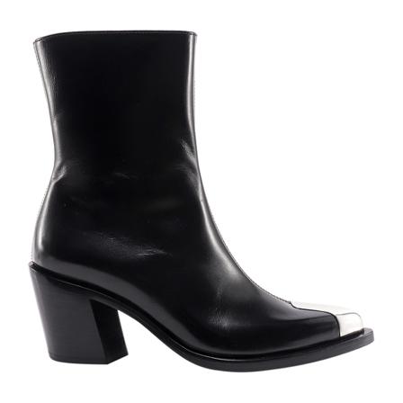 Alexander McQueen, Heeled Boots 709986Whswd Czarny, Kobieta, Rozmiar: 38 EU
