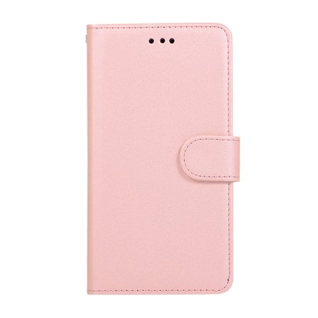 Kompatibel med Apple Apple 11 Flad Stribet Plug-in Flip Cover Skin Cover Business Pung Beskyttende Cover Pink