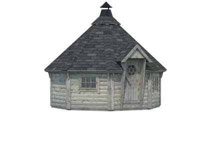 Palmako Eva Grillkåta 11,9 m²/inv. 11,4 m², grå impregnerad, Uterum