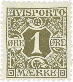 Danmark 1914-1915 - Avisportomærke AFA 11 - Ubrugt