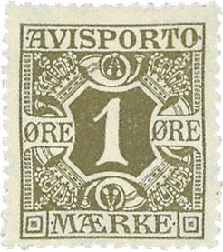 Danmark 1914-1915 - Avisportomærke AFA 11 - Ubrugt