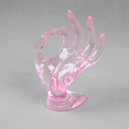 Ringholder, lyserød værelsesindretning, håndlavet smykkeholder, dansk pa