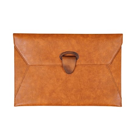 Handhållen fil mapp förvaringsväska Läder fil mapp Laptop Sleeve Dokumentväska