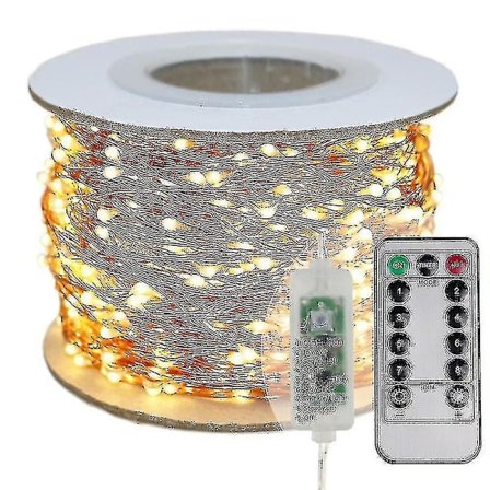 30m 50m 100m LED-lysdekorasjon Soveromdekorasjon Nyttårsgarland