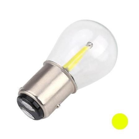 Bay15d 1157 12v Led-auton jarru peruutussuuntavilkku erittäin kirkas lamppu -HG Yellow
