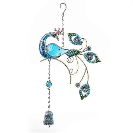 Tuulikellot Metalli Phoenix-Lintu Koriste Lintu Puutarha Riippuva Kello Ulkona Lahja (FMY)