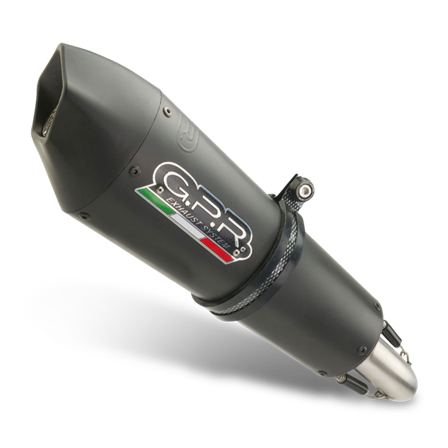 Mittelrohr G.P.R. GP Evo4 Black Titanium - Suzuki DL 650 V-Strom 2021-2022