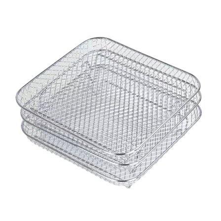 Stabelbart Airfryer-stativ i rustfrit stål til Ninja Foodi 8L dehydrator-tilbehør