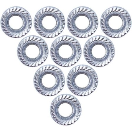 10 st/paket Barmutterflänskit Kompatibel med Husqvarna 362 365 371 372 50 51 55 385 390 395 575 SAFARE #503220001 Hg