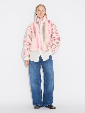 Holzweiler - Rype Fleece Jacket - Pink Mix - Womens - Large