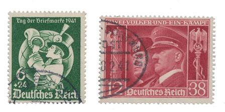 Tyske Rige 1941 - MICHEL 762-763 - Stemplet