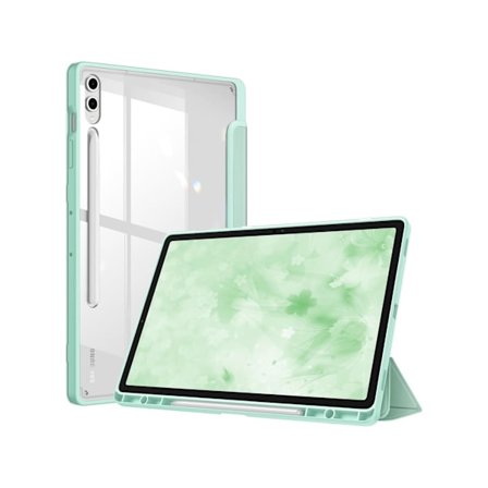 Kompatibel med Samsung Galaxy Tab S10 Plus 2024, S9 Fe/s9 Plus 12.4 Tum Grön