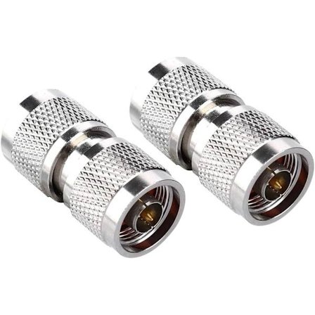 N-type stik, 2 stk. N-type han til N-type han RF koaksialantenneadapter, N-type stik, N Ma