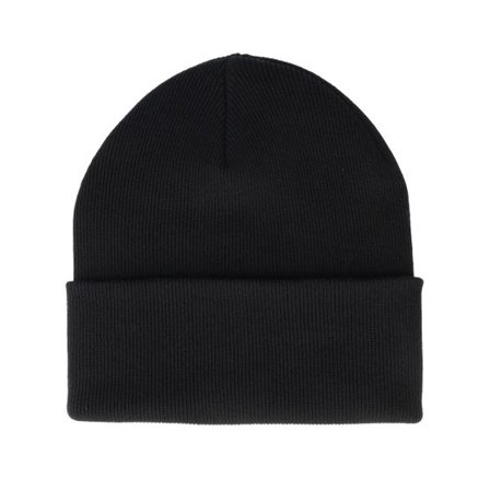 Beechfield - Svart cuff Beanie - Organic Cotton Black Cuff @ Hatstore