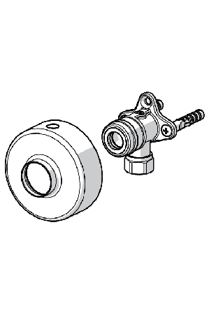 Oras 290009 Veggfeste for blander, G 3/4 hanntråd, Baderom