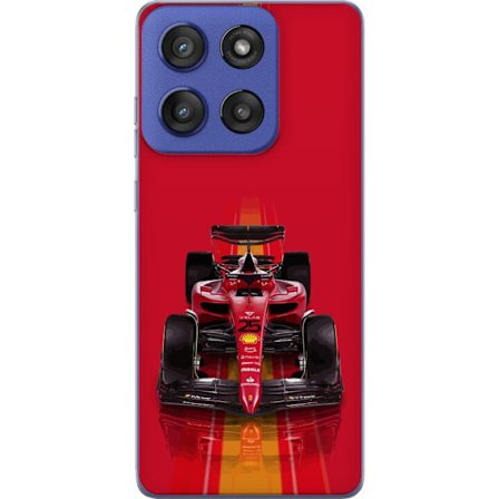 Yhteensopiva Puhelinkuori Motorola Edge 60 Stylus Ferrari Formula 1 -auto ikonisessa punaisessa muotoilussa urheilullisella tarkkuudella