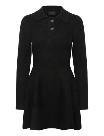 Bardot Lexter Long Sleeve Knit Dress - Black - XL