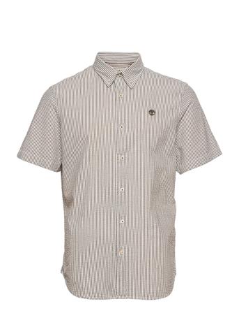 Ss Sersucker Shirt Grey Timberland